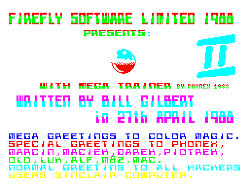 Krakout II loading screen