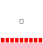 Level 11 brick field with its spawn cells outlined