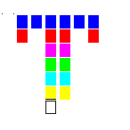 Level 64 brick field with its spawn cells outlined