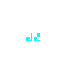 Level 71 brick field with its spawn cells outlined