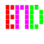 Level 100 brick field with its spawn cells outlined