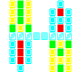 Level 48 brick field with its spawn cells outlined