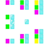Level 51 brick field with its spawn cells outlined